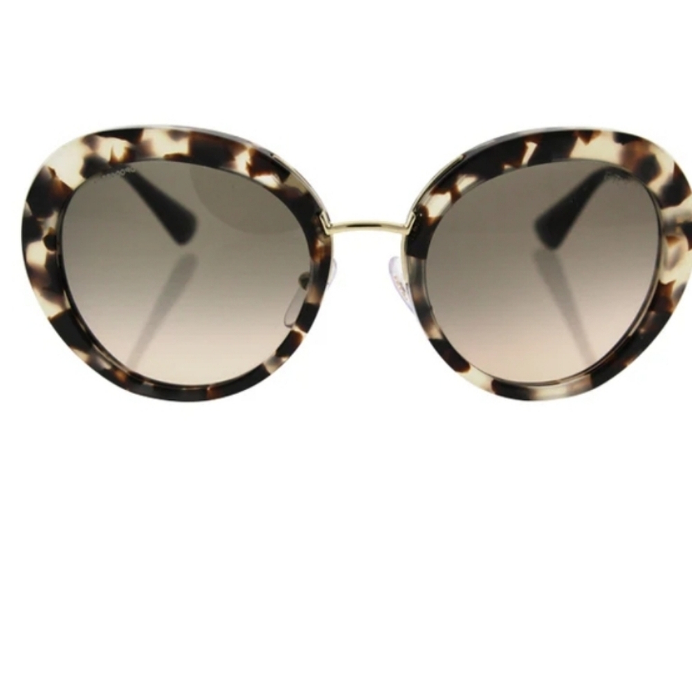 Prada Tortise Shell Round Sunglasses - Picture 1 of 4